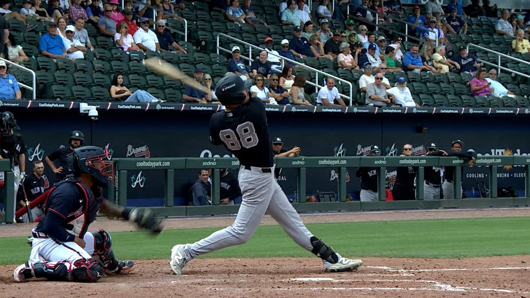 Garrett Martin's first home run of Spring Training