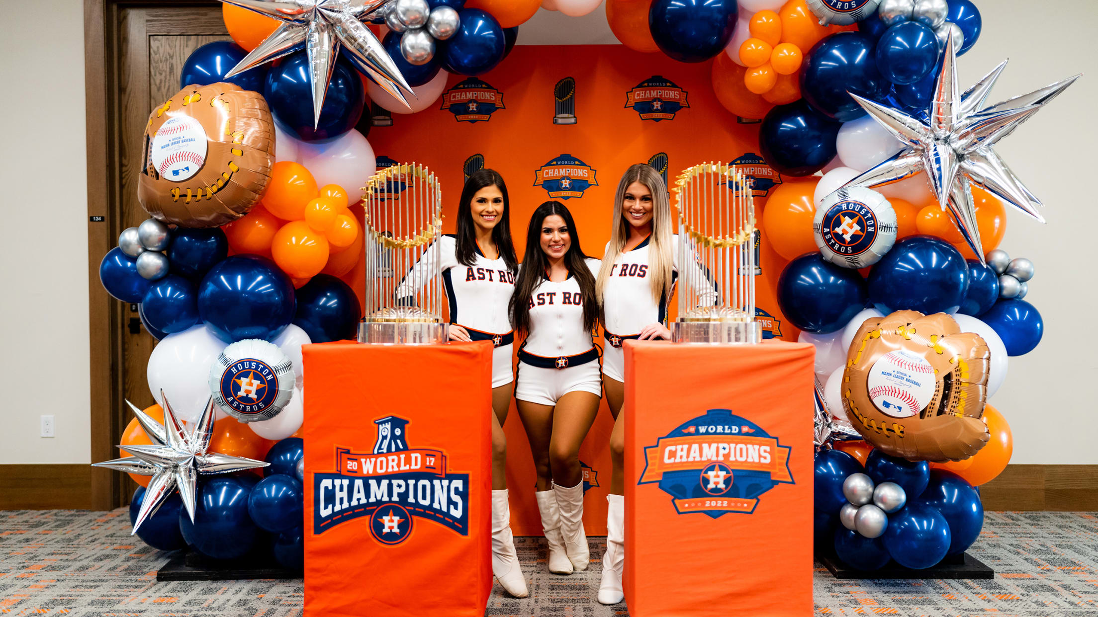 Houston astros commemorative shops trophy