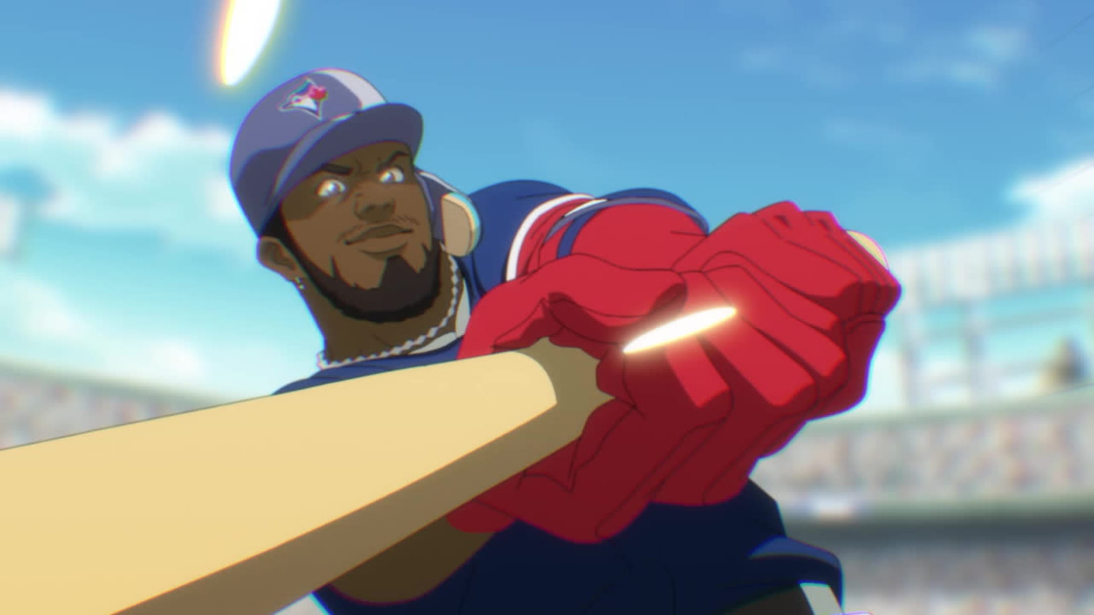 An anime likeness of Vladimir Guerrero Jr.