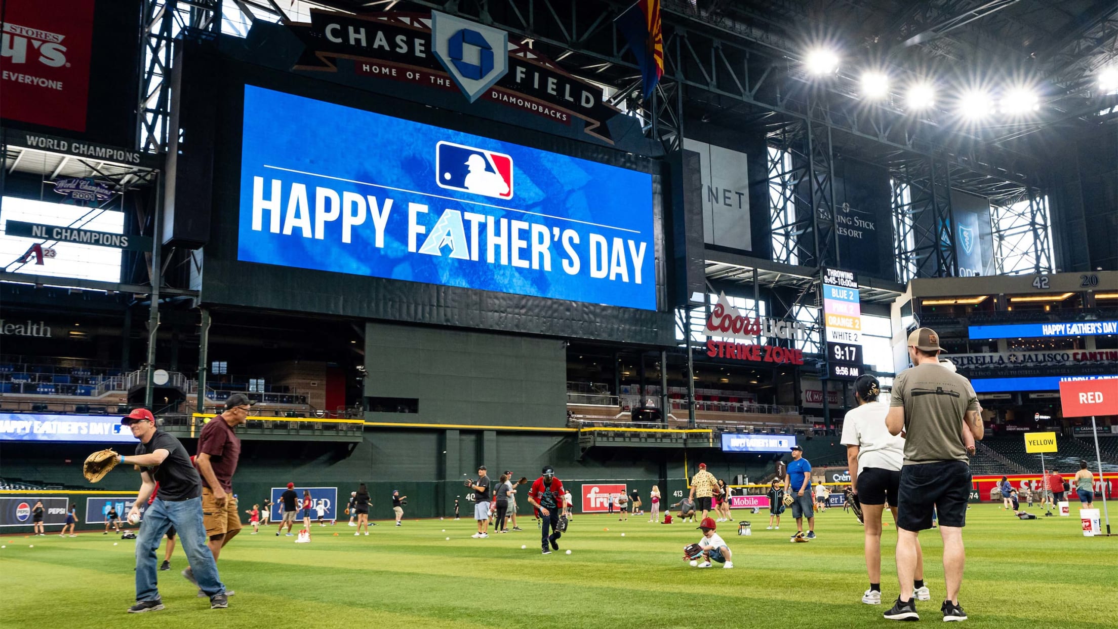 Play Catch on the Field | Arizona Diamondbacks