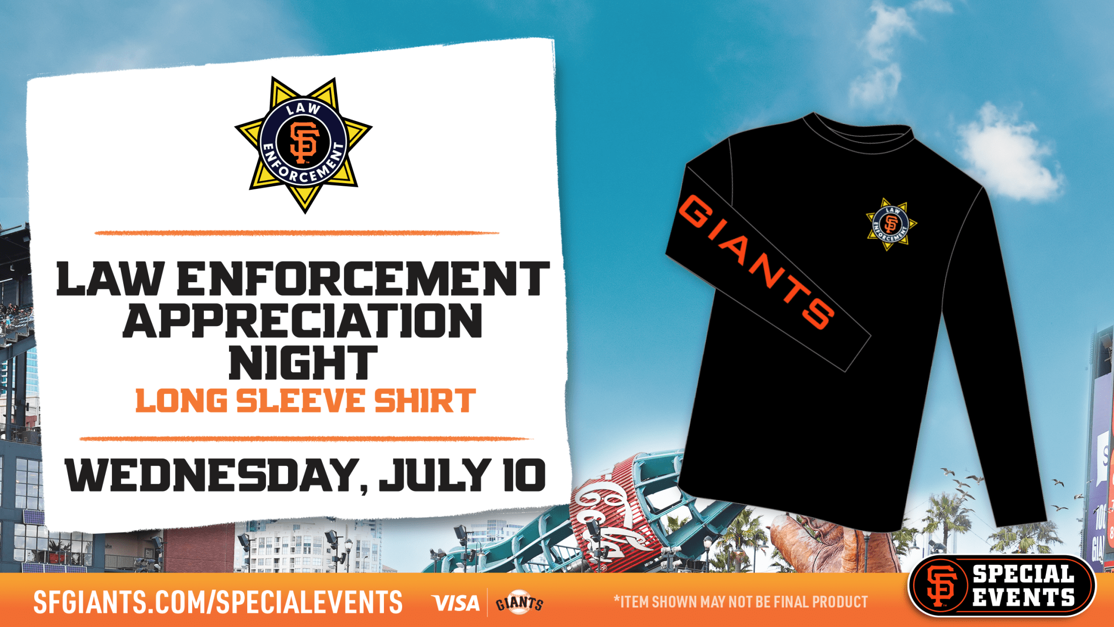 Law Enforcement Appreciation Night, Special Event