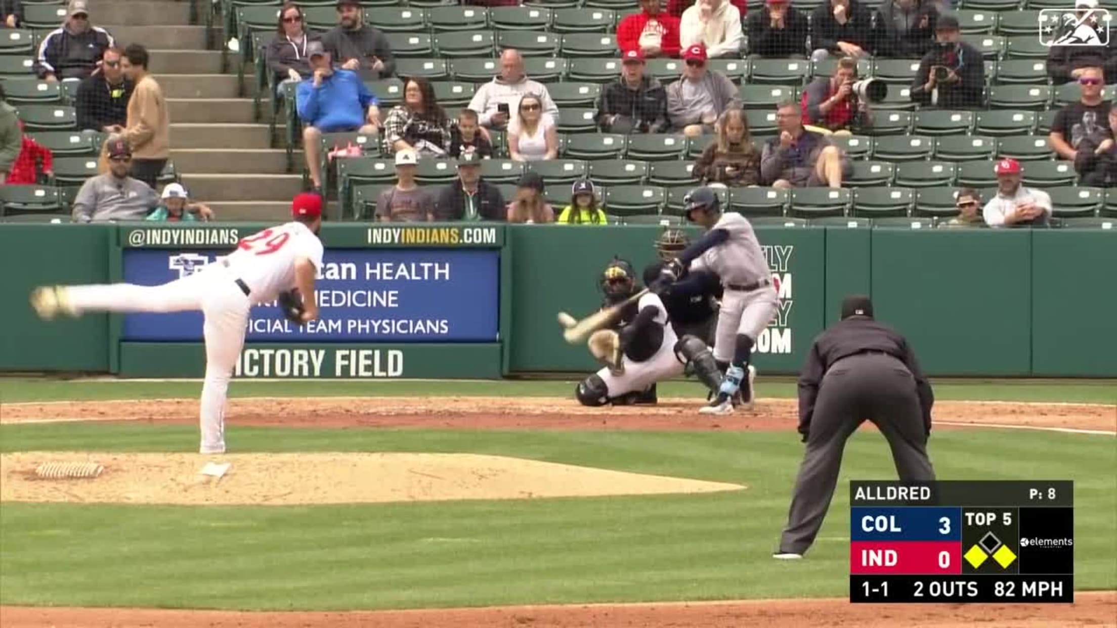 Brayan Rocchio's RBI single