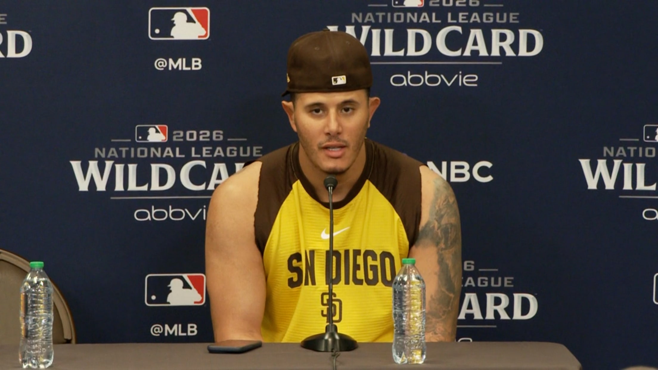 Manny Machado at Padres 2026 National League Wild Card media availability