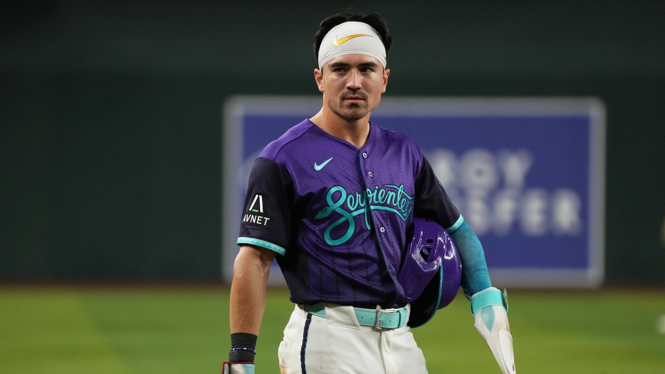Corbin Carroll records four RBIs, three hits