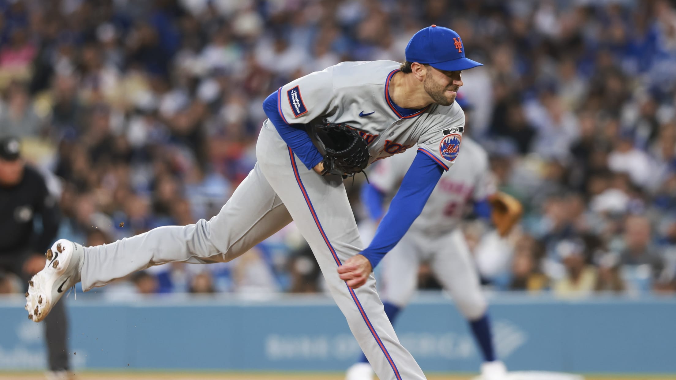 David Peterson fans seven Dodgers