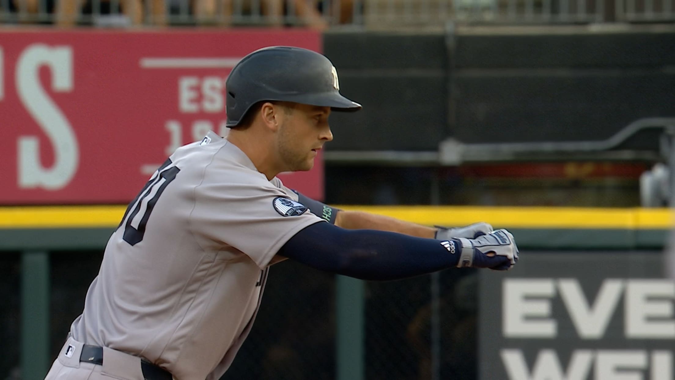 Max Schuemann's two-run double