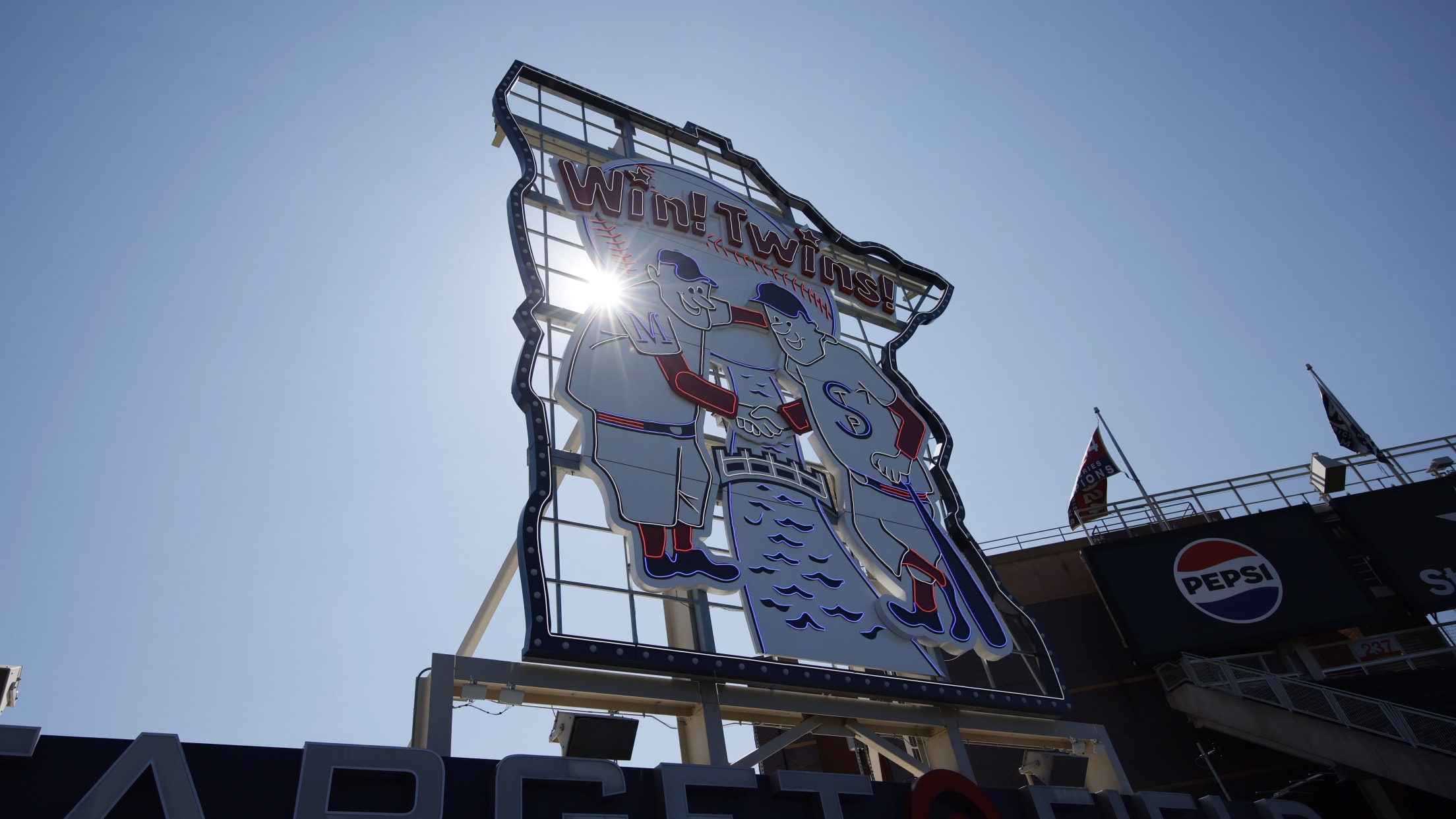 RAW Win Twins Sign 20240811