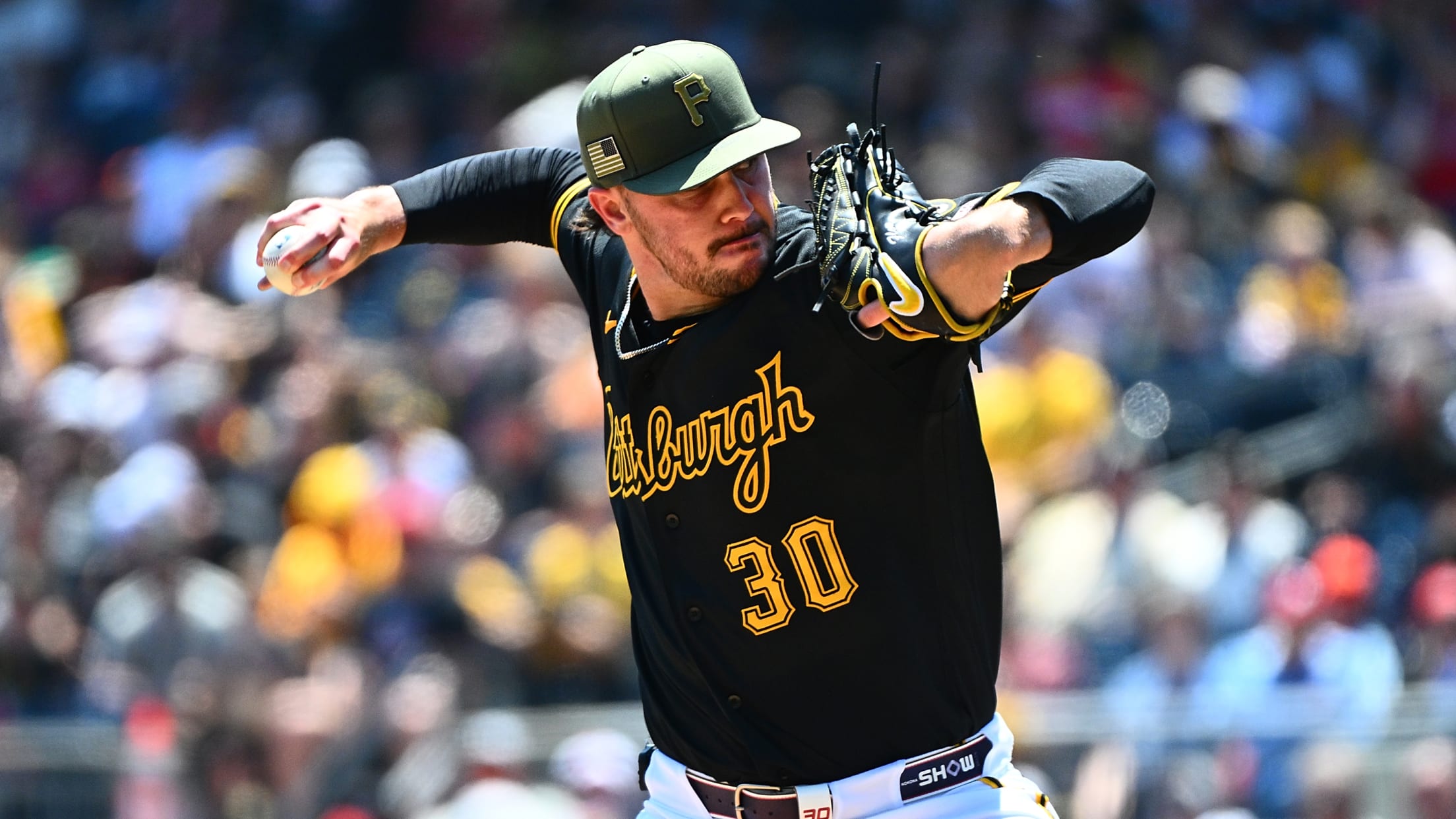 Paul Skenes K's seven vs. Phillies