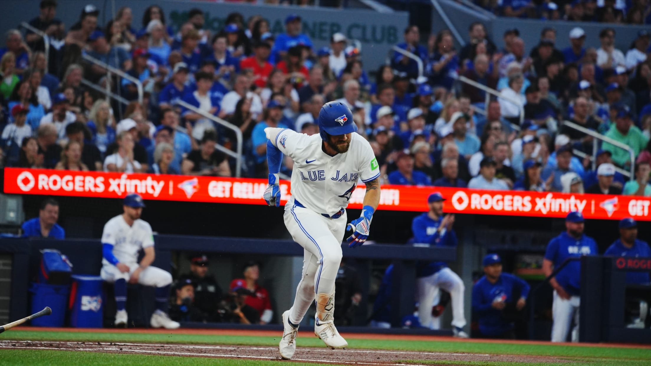 Nathan Lukes' two-run single