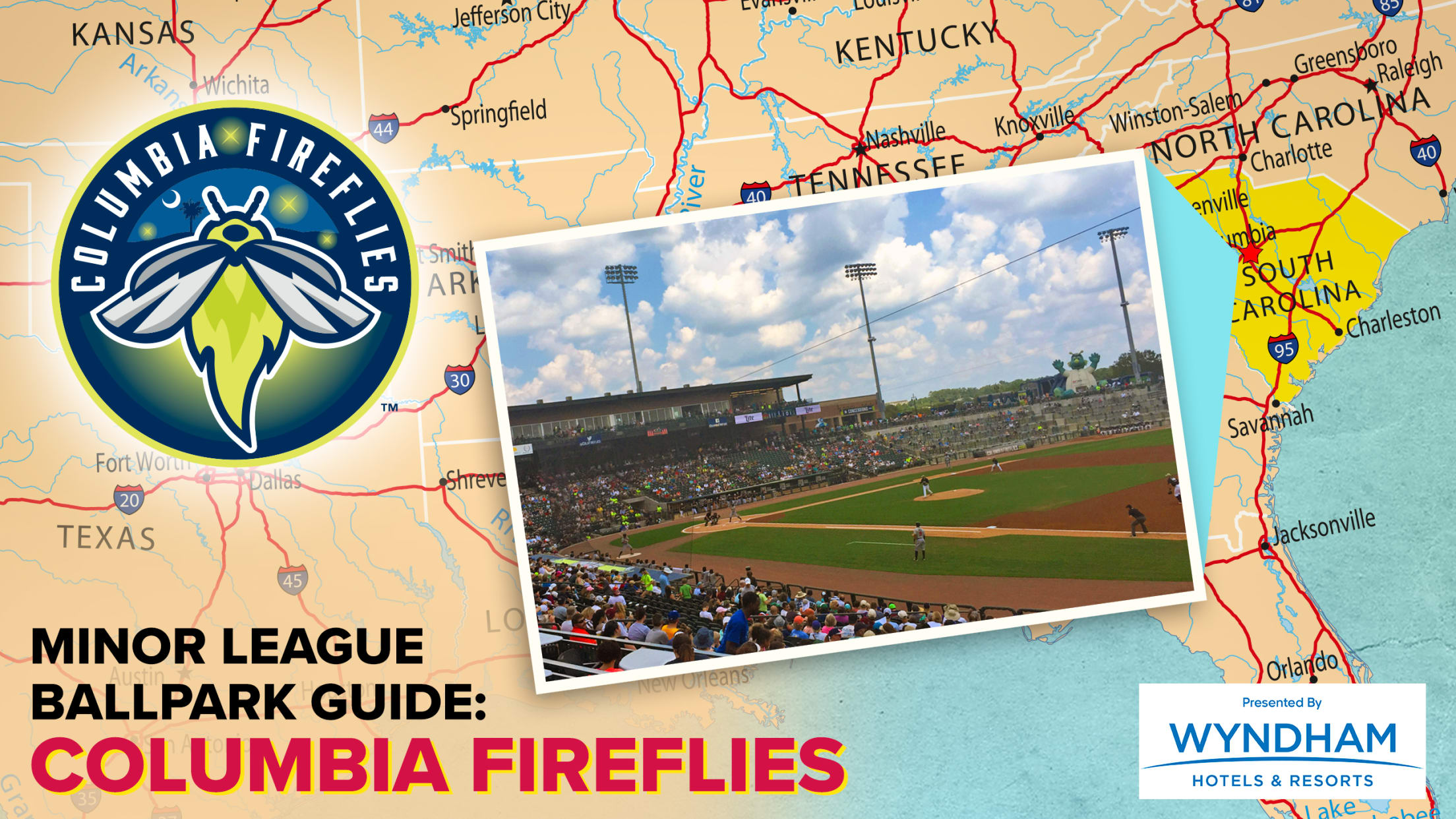 Explore Segra Park, home of the Columbia Fireflies