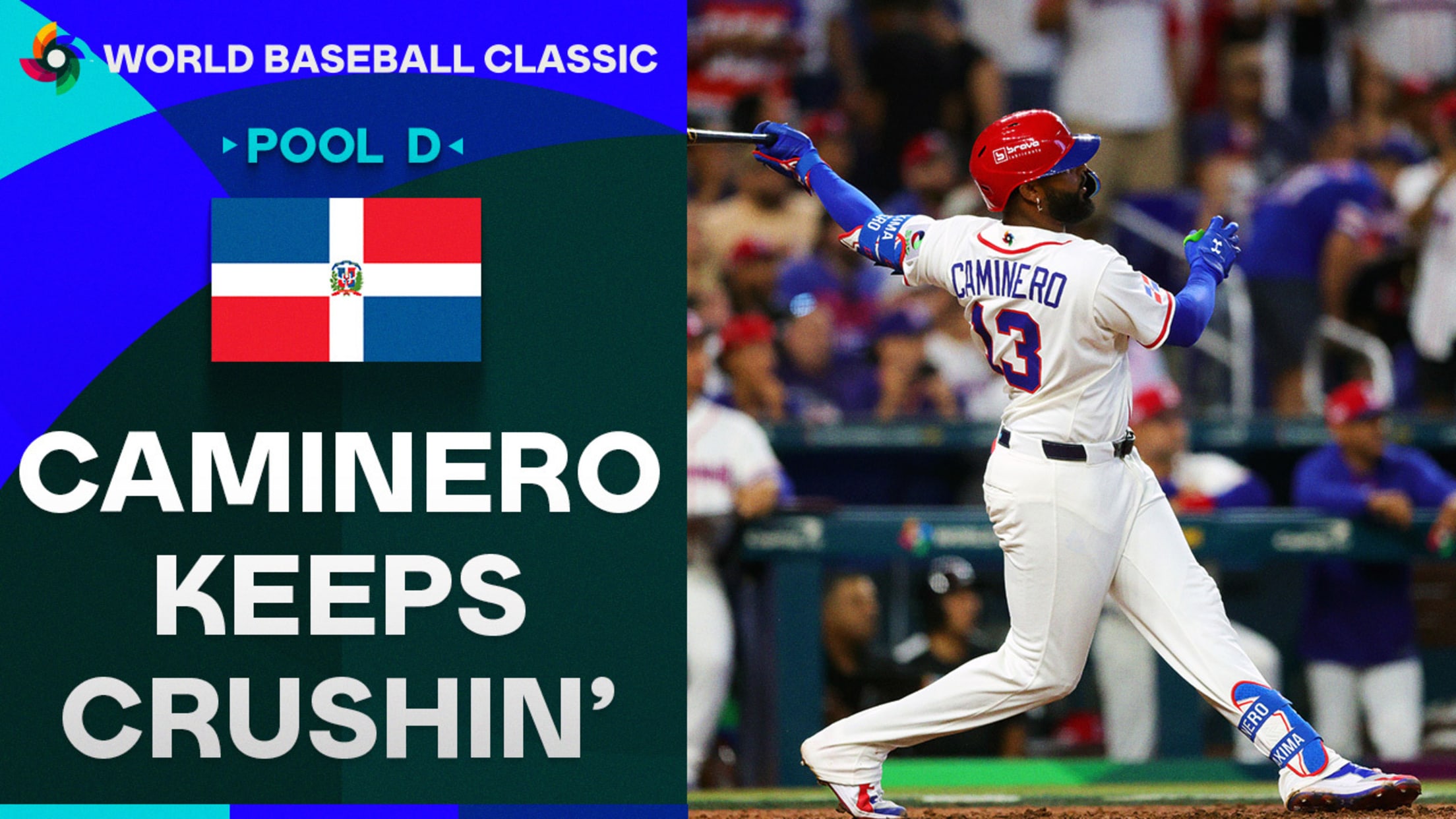 Junior Caminero's three-run home run