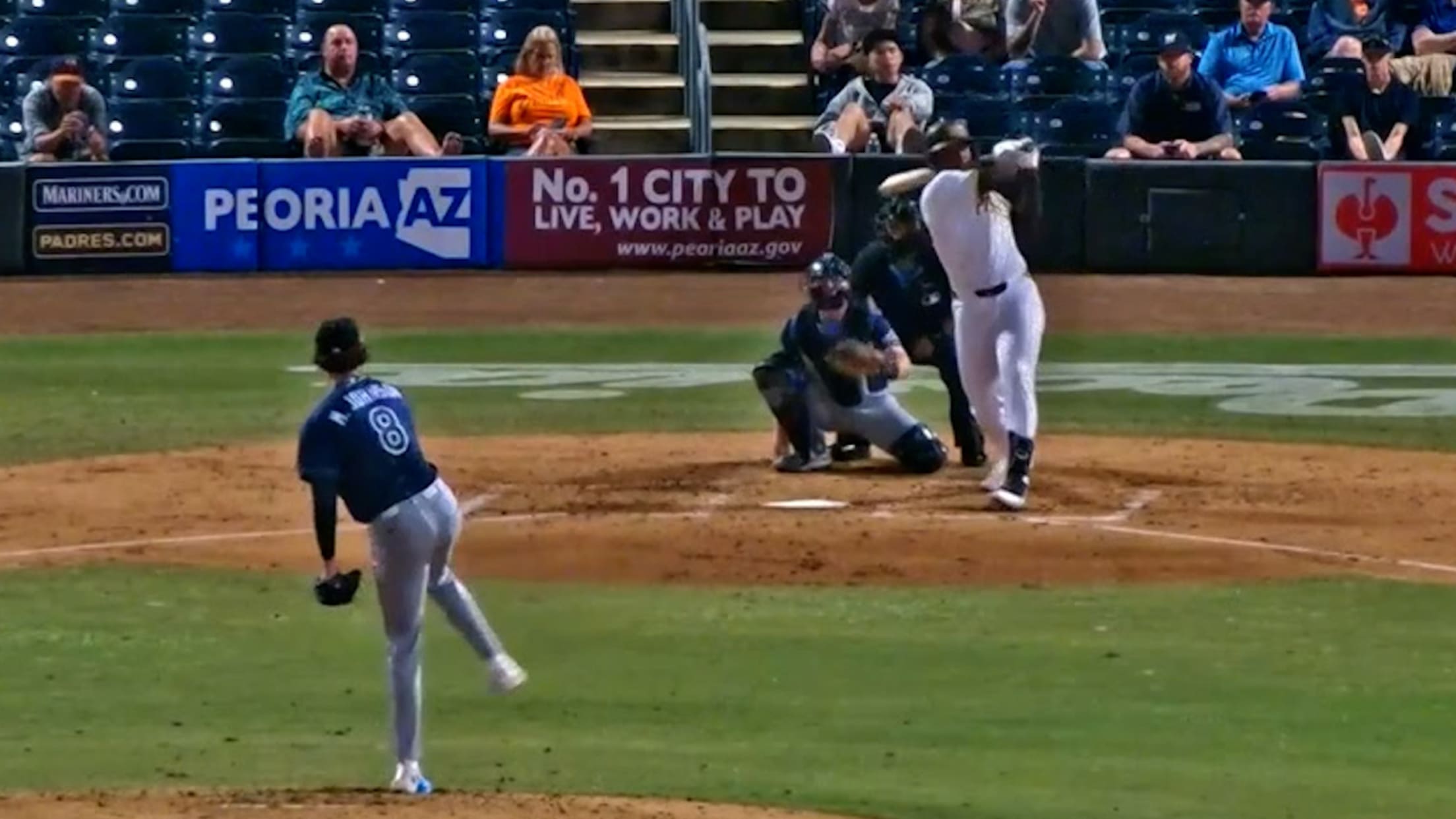 Alex McCoy's 118.2 mph, 435 foot homer