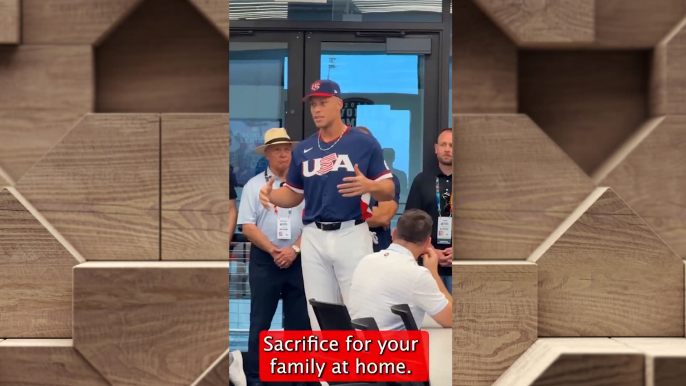 Aaron Judge's speech to Team USA