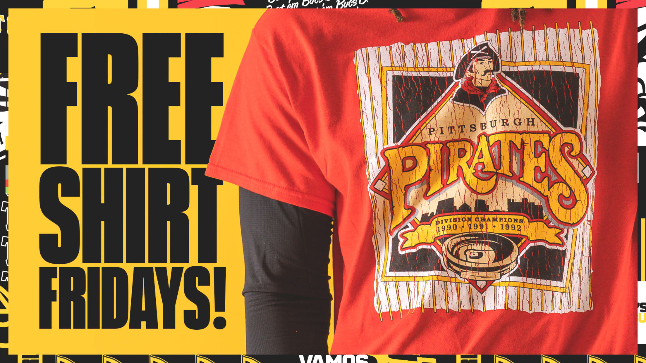 Free Shirt Fridays Pittsburgh Pirates