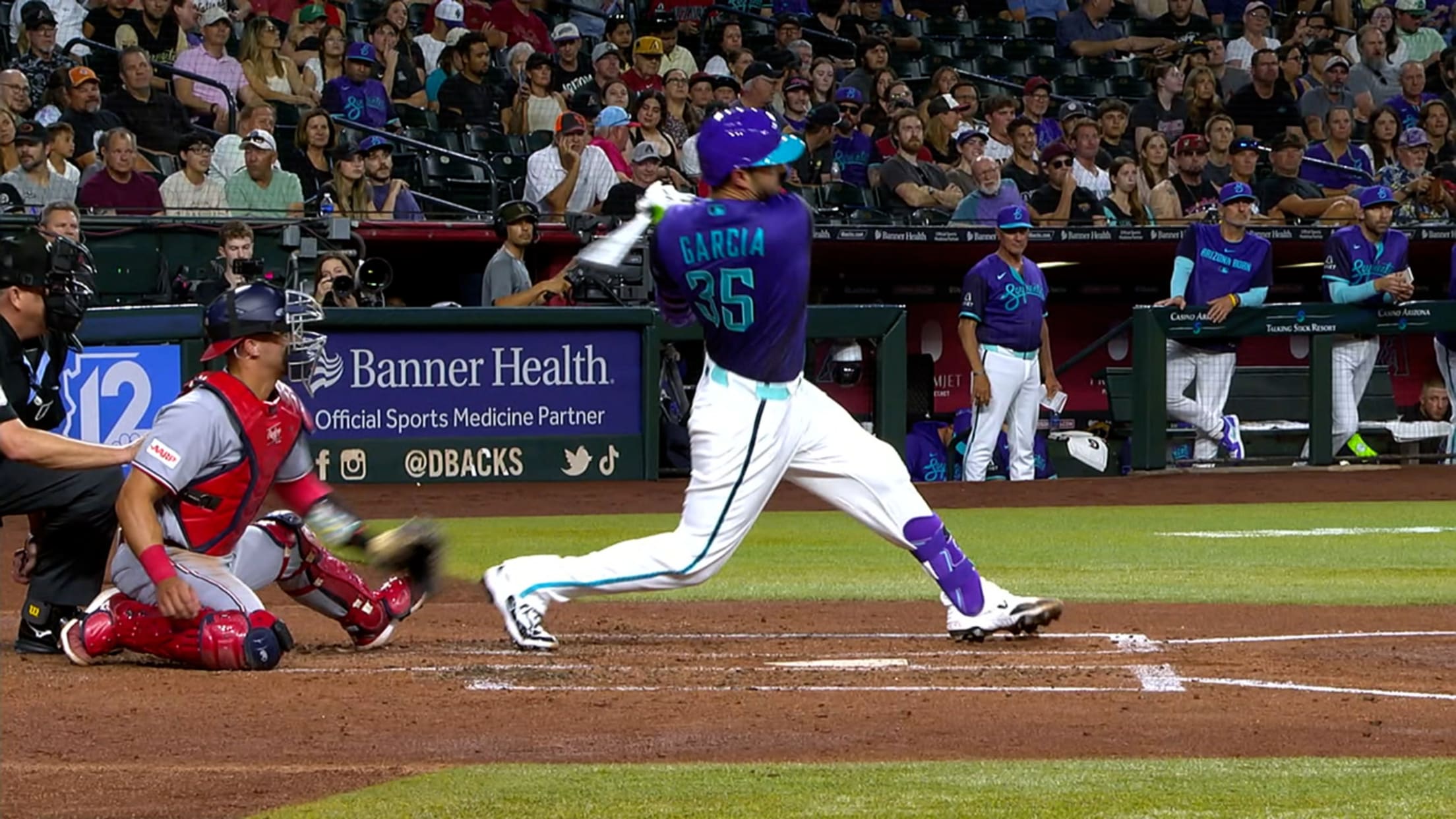 Aramis Garcia's first home run since 2022