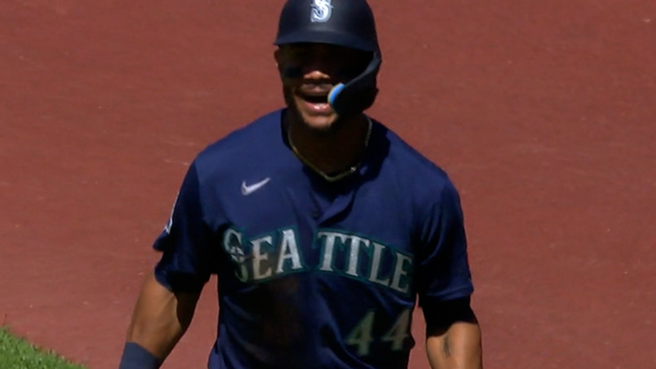 Julio Rodríguez's RBI base hit
