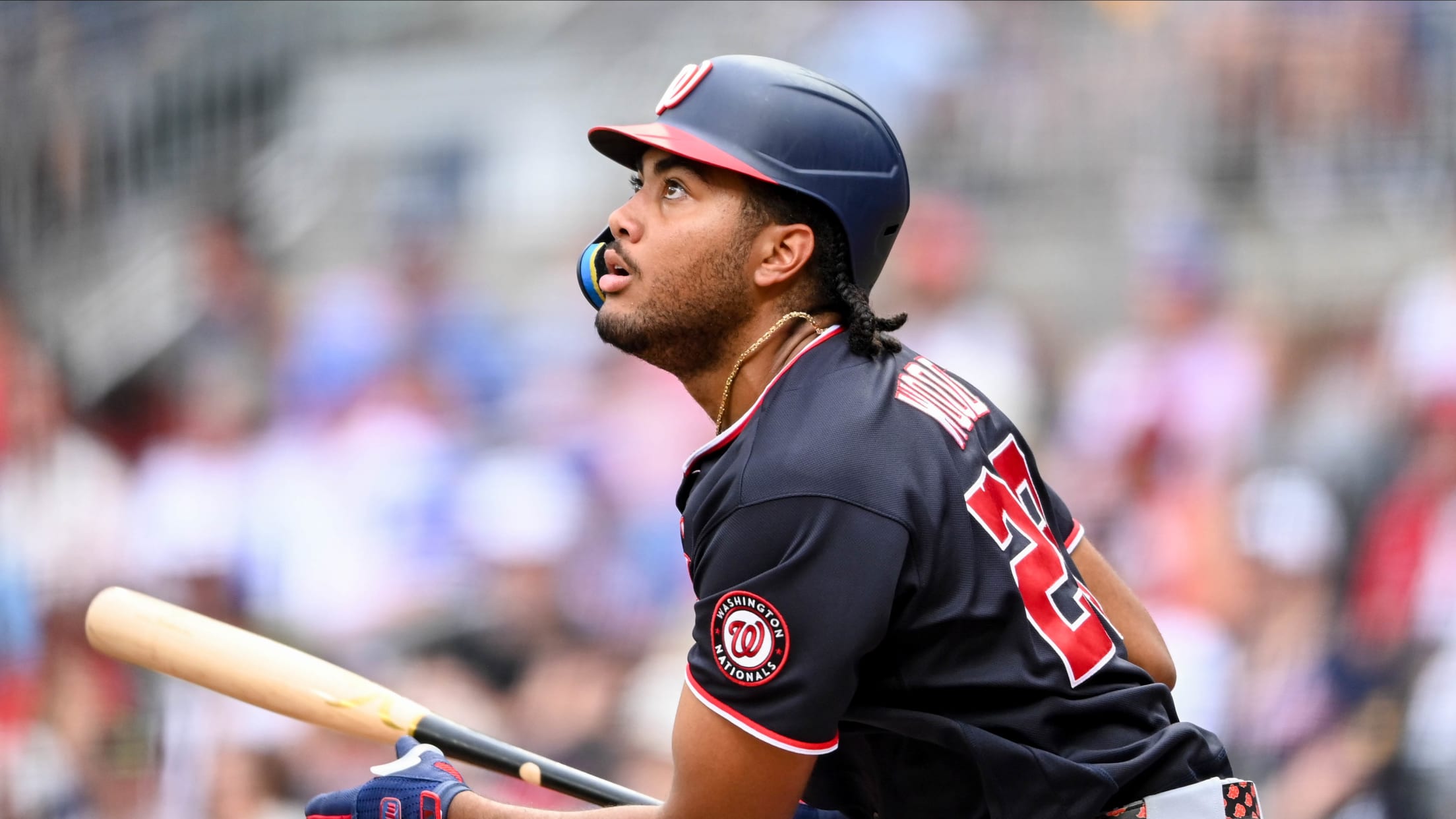 James Wood homers in four-hit game