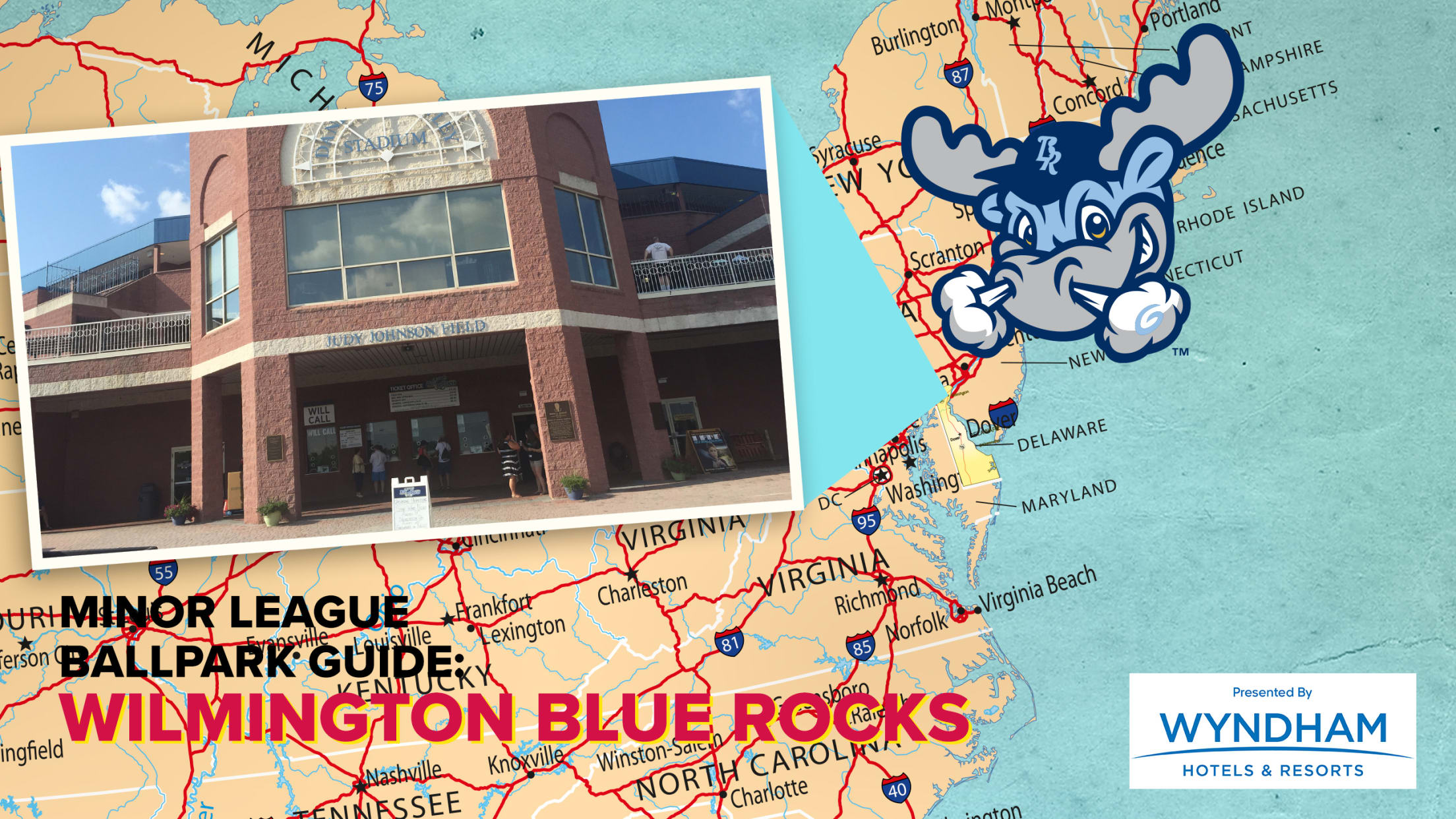 Explore Frawley Stadium, home of the Wilmington Blue Rocks