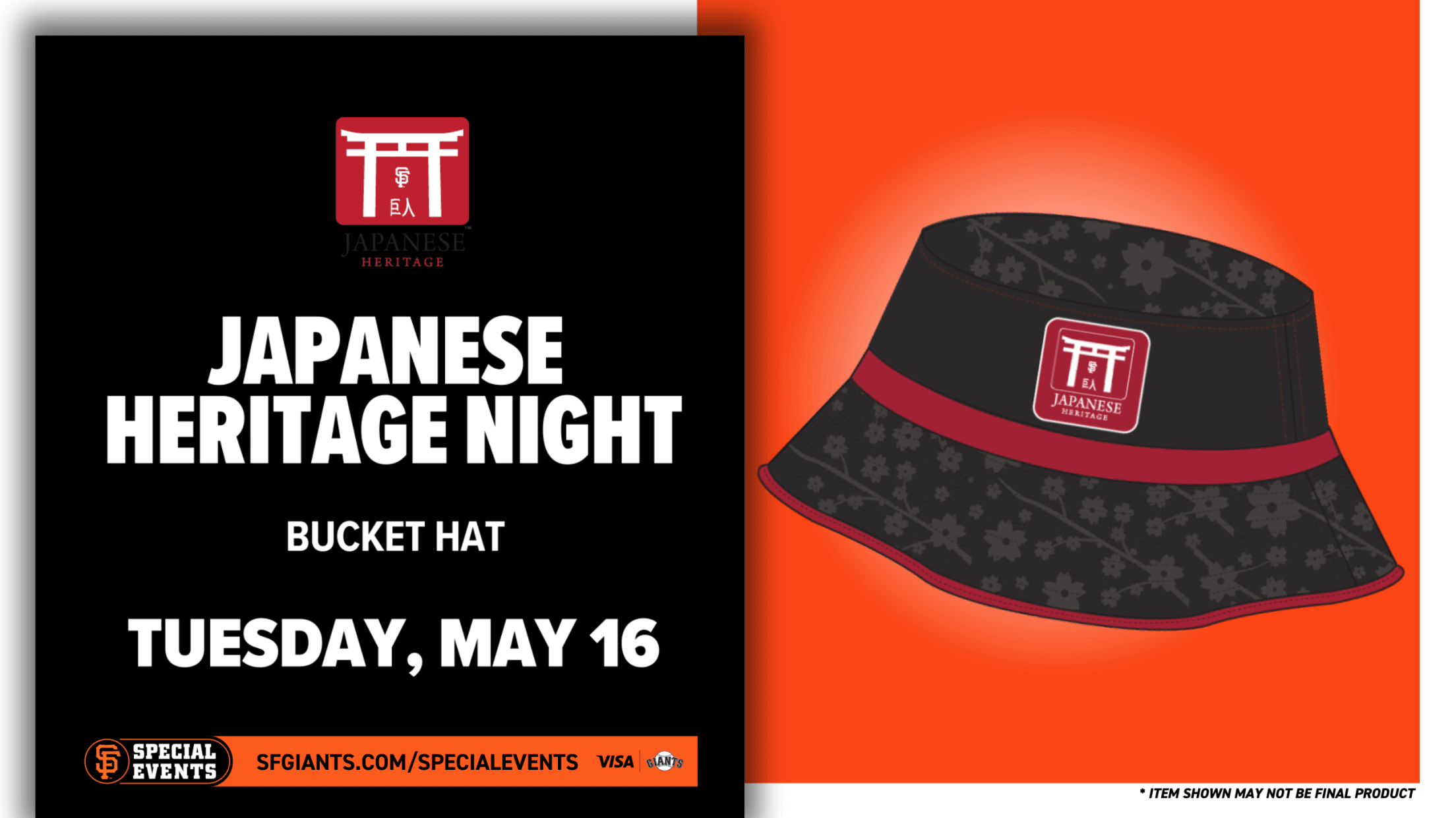 Dodgers hand out hats for Japanese Heritage Night, Father's Day