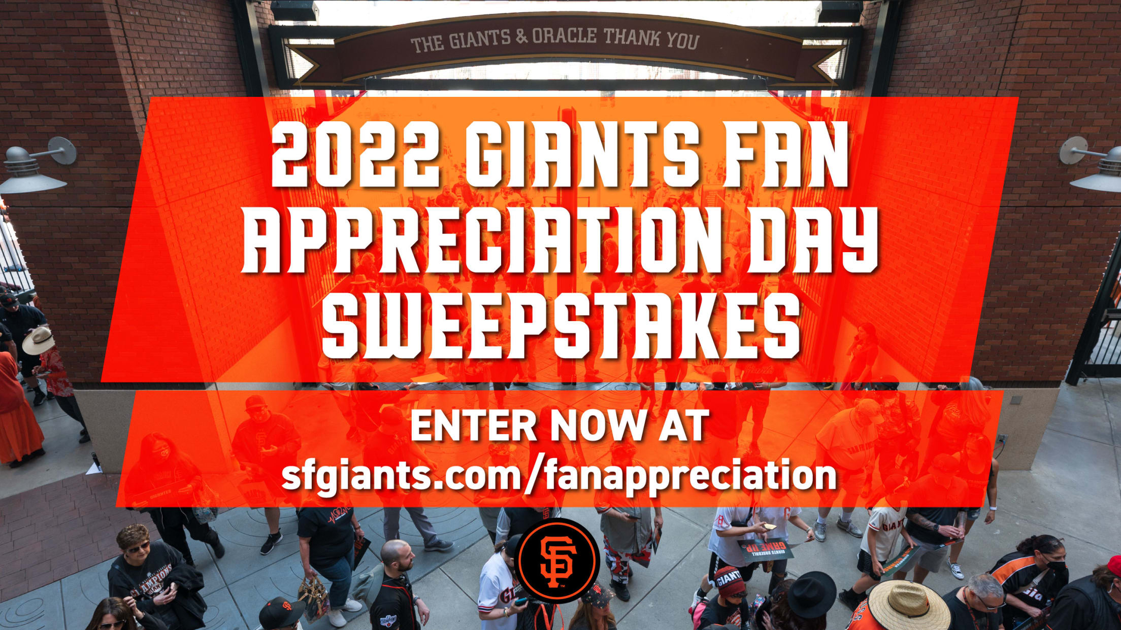 2022 Fan Appreciation Day & Sweepstakes San Francisco Giants