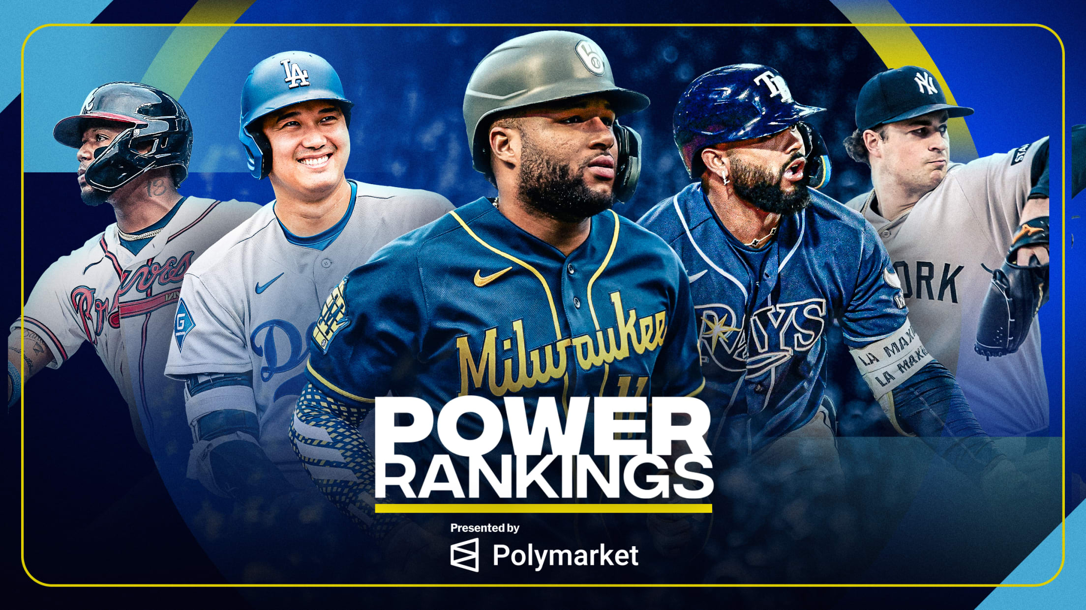 Ronald Acuña Jr., Shohei Ohtani, Jackson Chourio, Junior Caminero and Cam Schlittler