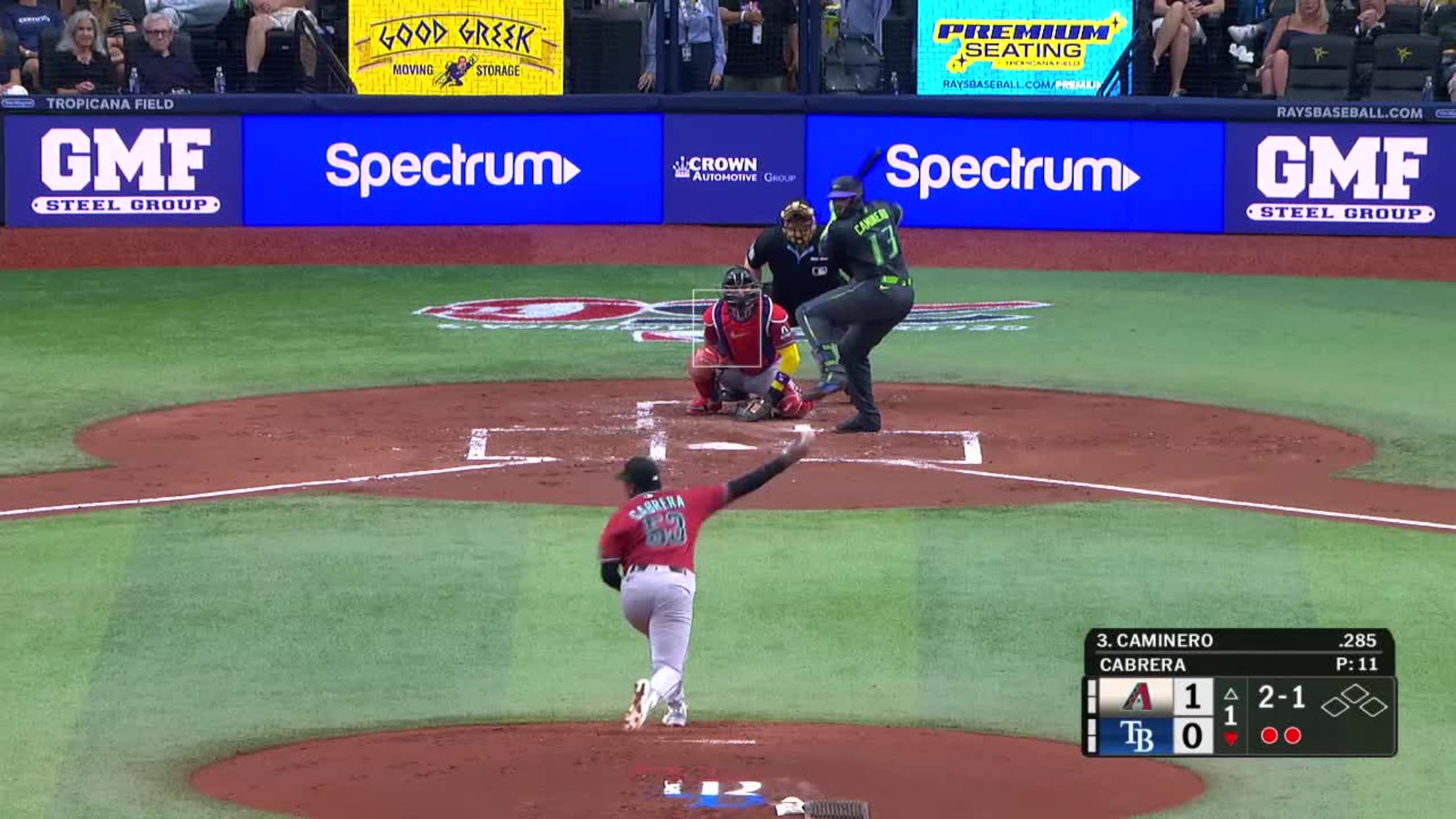Junior Caminero's solo home run (21)