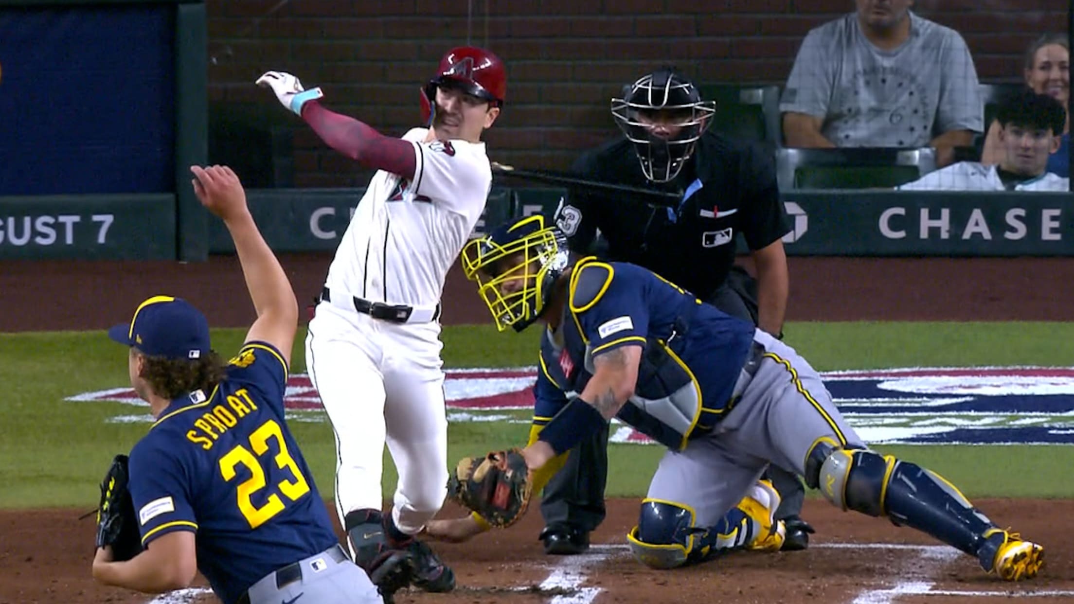 Corbin Carroll's RBI double