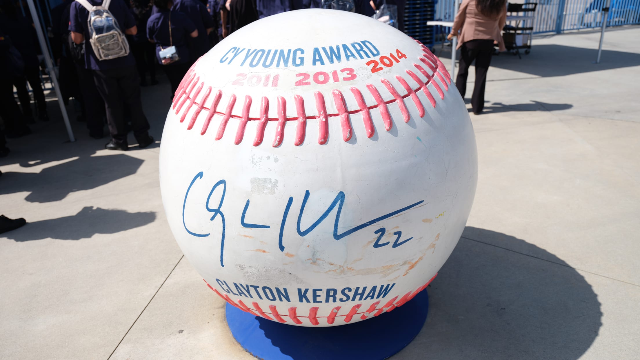 Cy Young Statues at Dodger Stadium | Los Angeles Dodgers