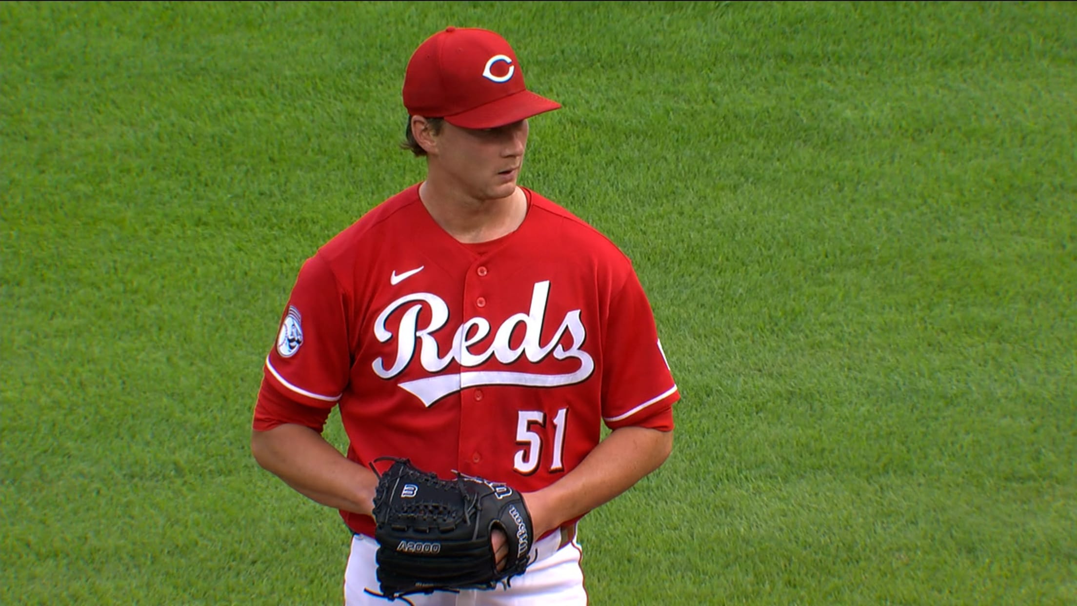 Brady Singer strikes out five against the Phillies