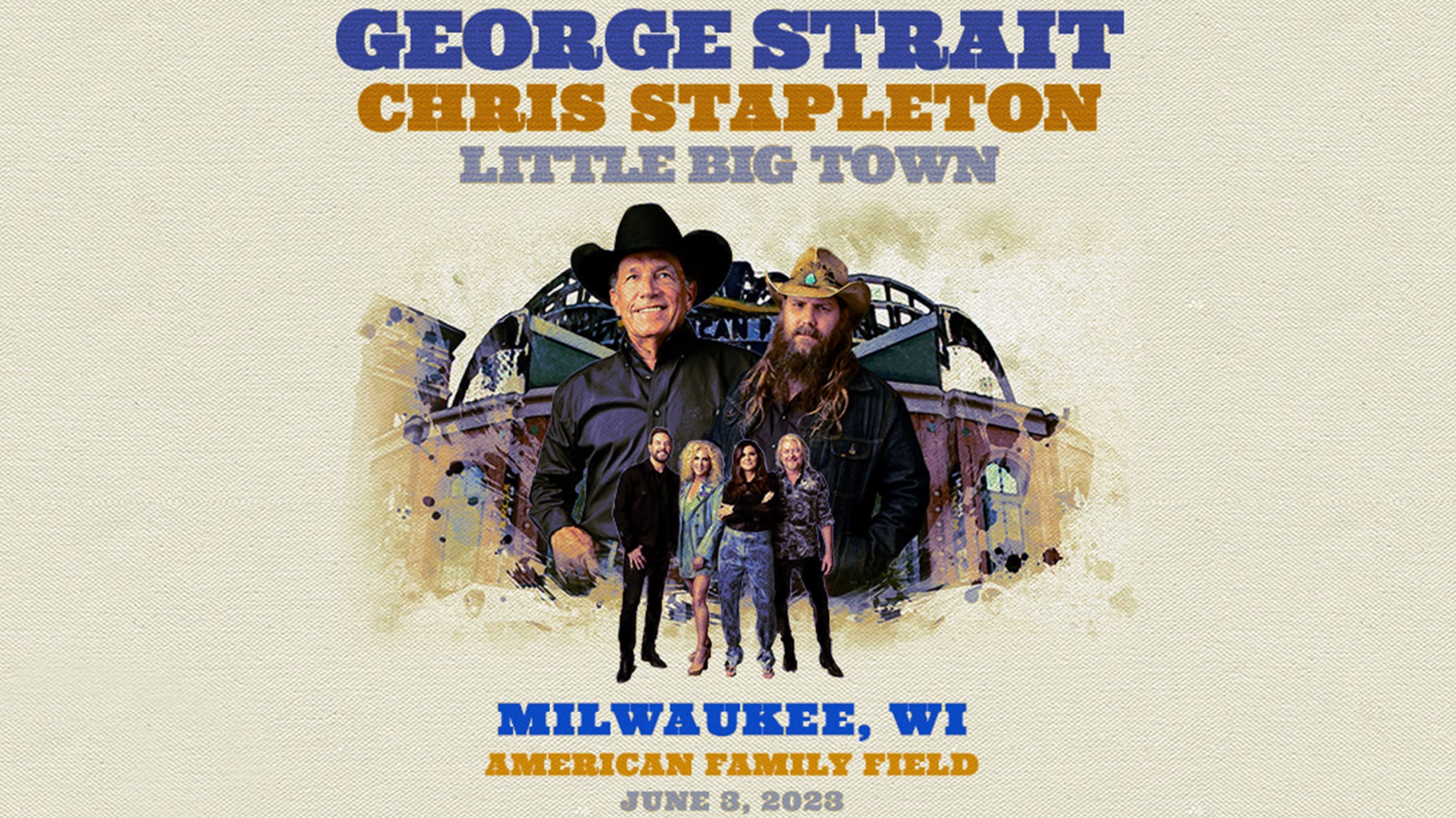 George Strait Concert Tour 2025 Poster