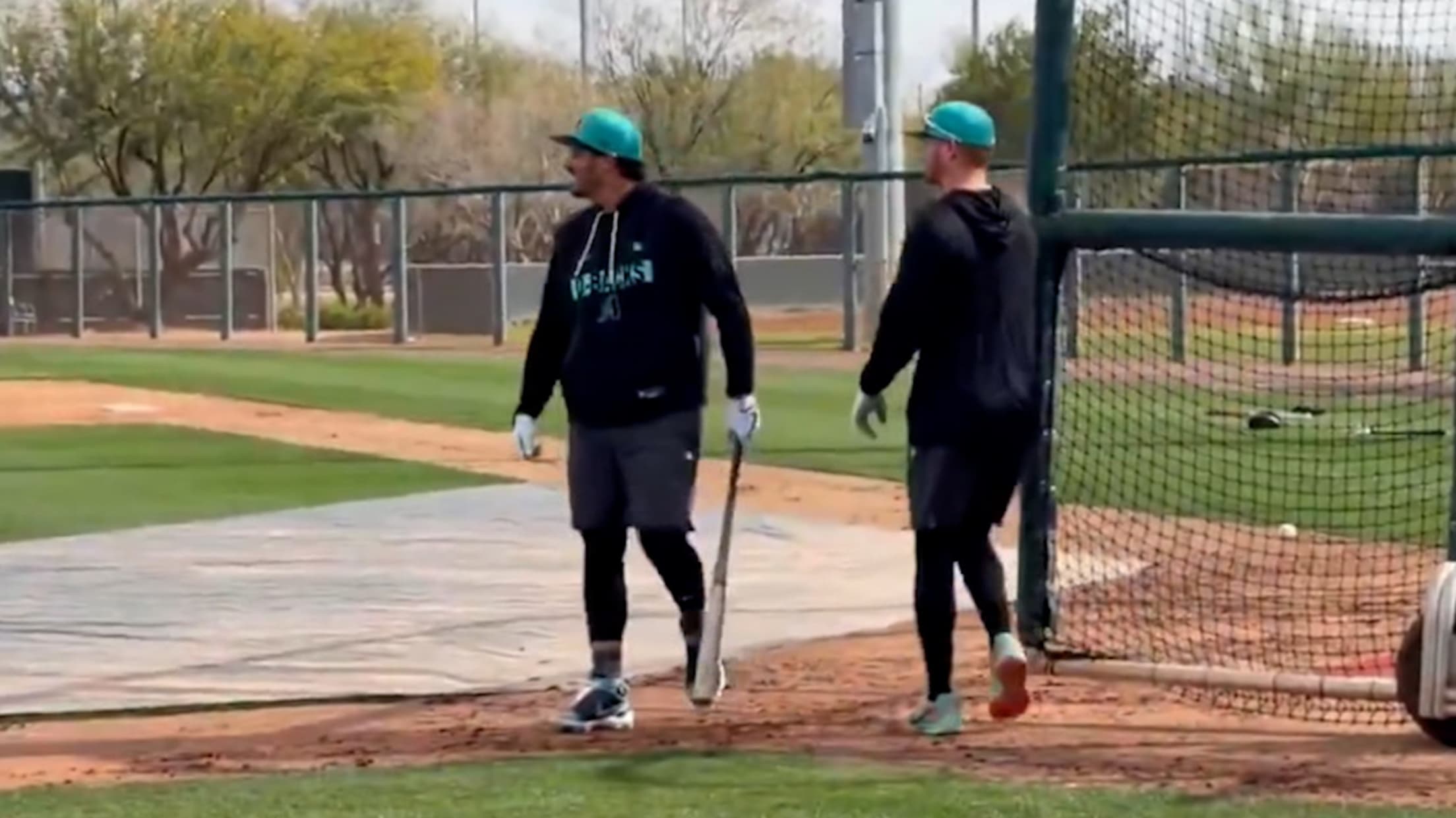 Nolan Arenado takes BP at Spring Training 