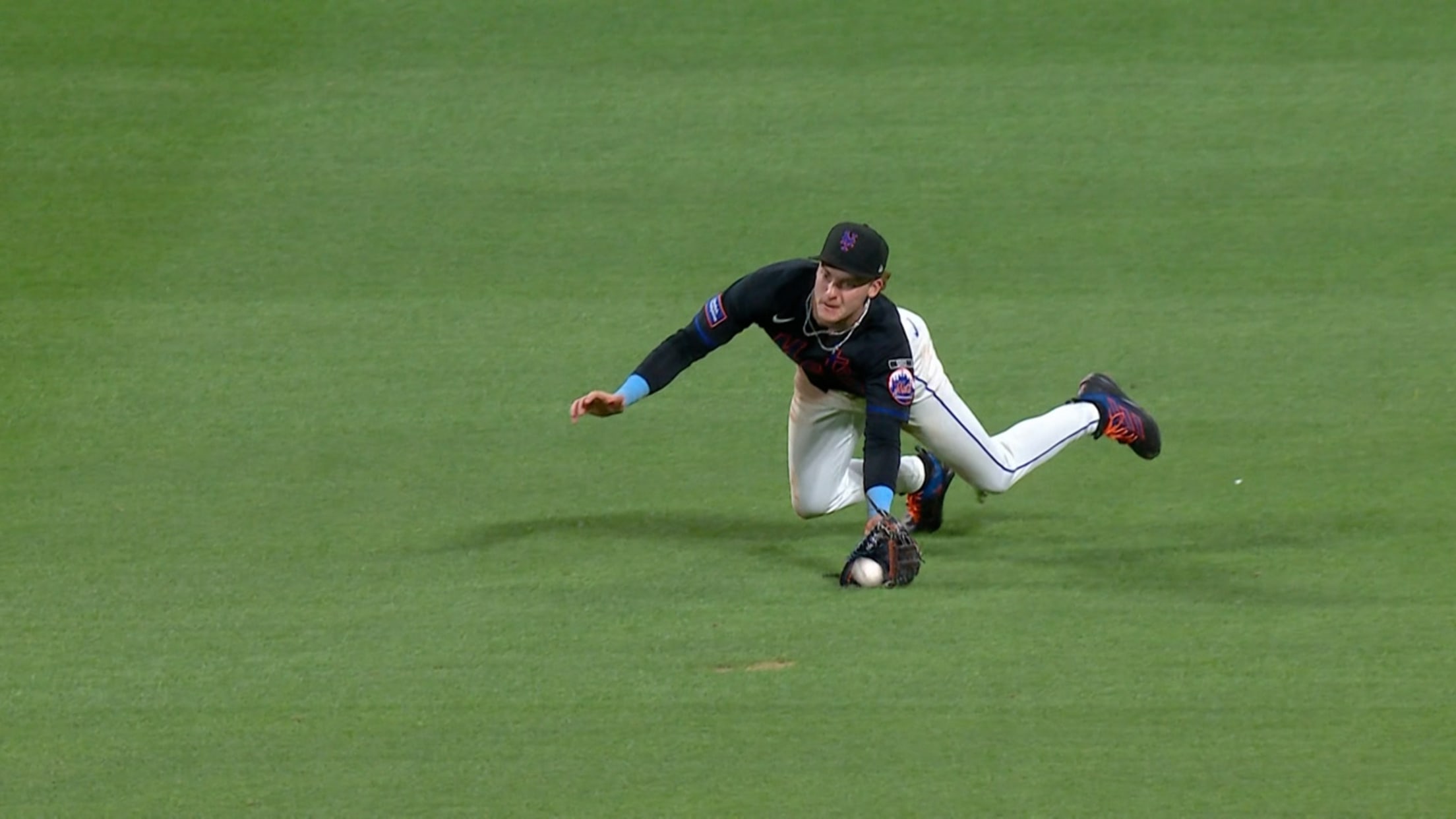 Carson Benge's diving catch