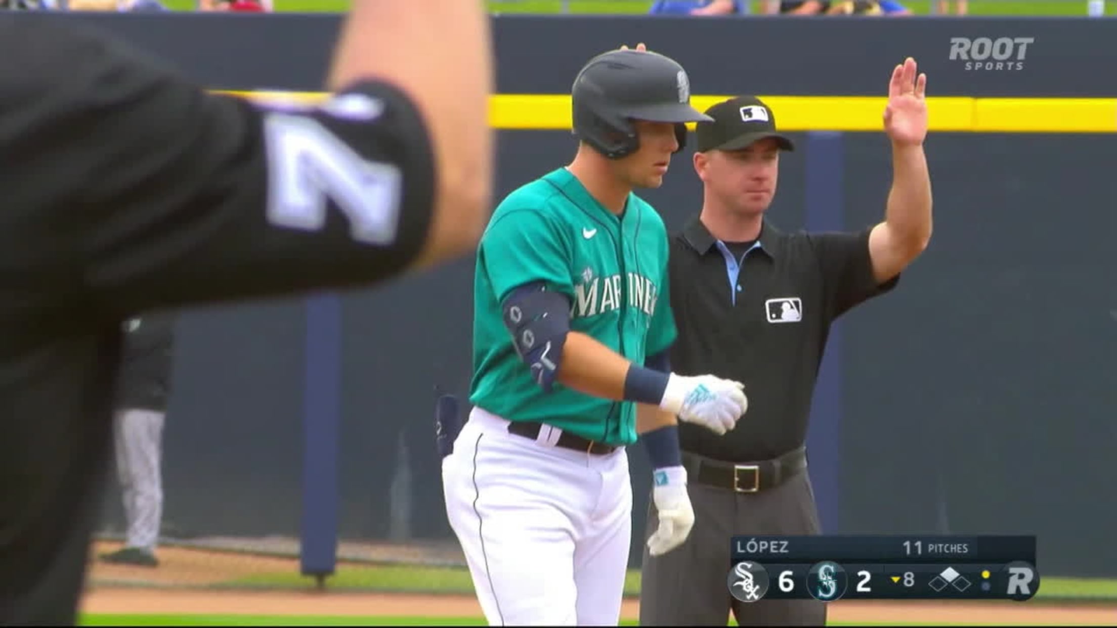 Zach DeLoach's RBI double