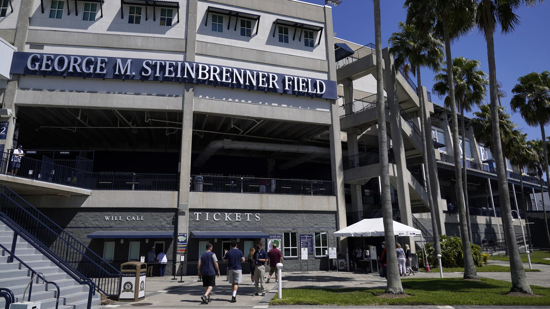 RAW Steinbrenner Field exterior 20210313