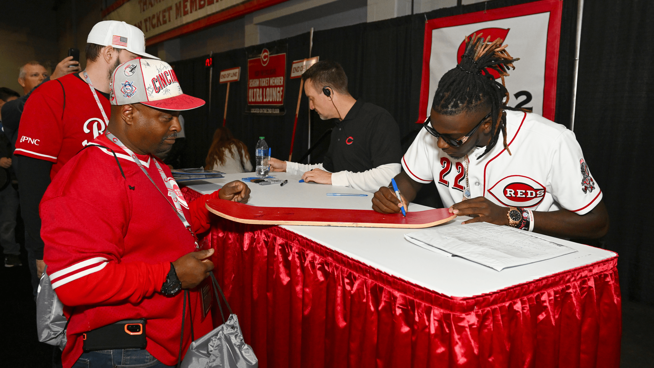 Redsfest Player Autographs Cincinnati Reds