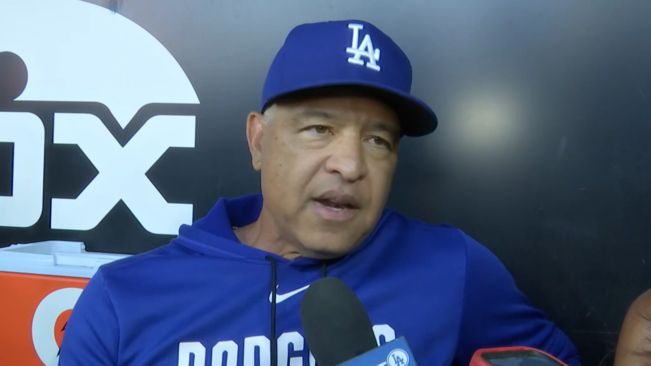 Dave Roberts on imaging on Shohei Ohtani's knee