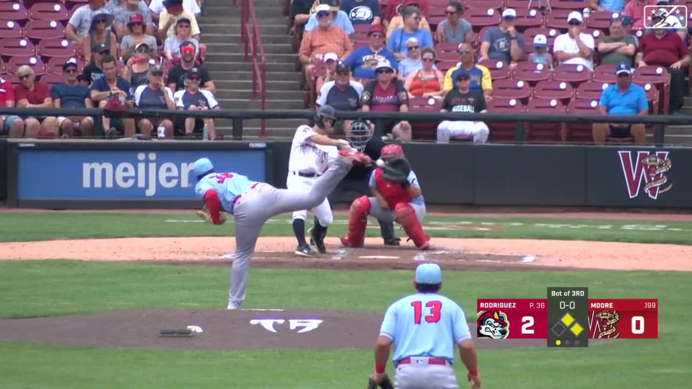 Robert Moore's RBI single