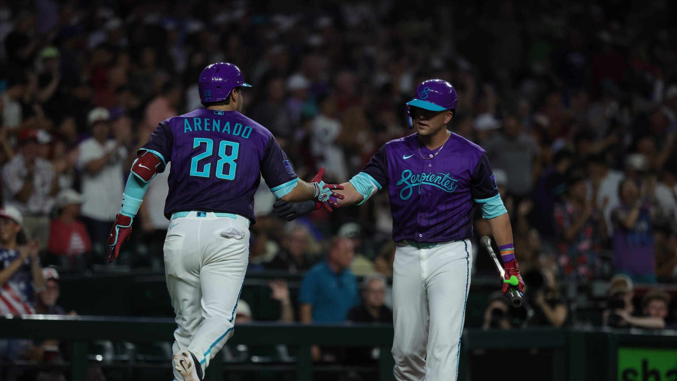 D-backs' five-run 6th inning