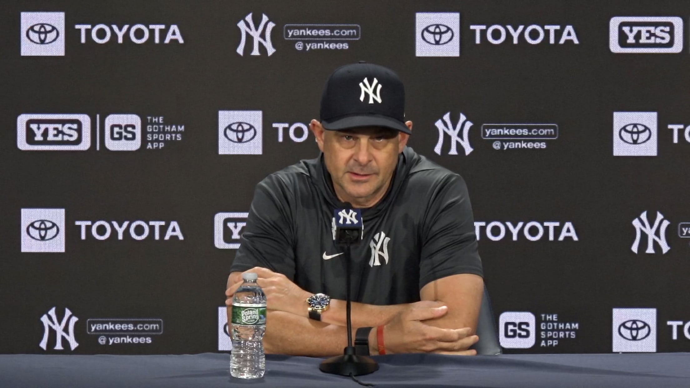 Aaron Boone provides update on Aaron Judge's injury