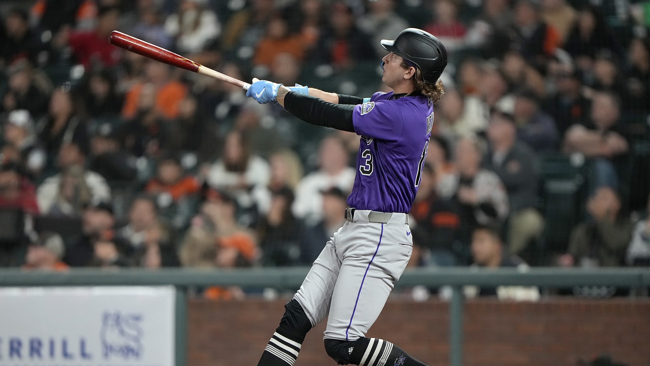Zac Veen homers into McCovey Cove! (2)