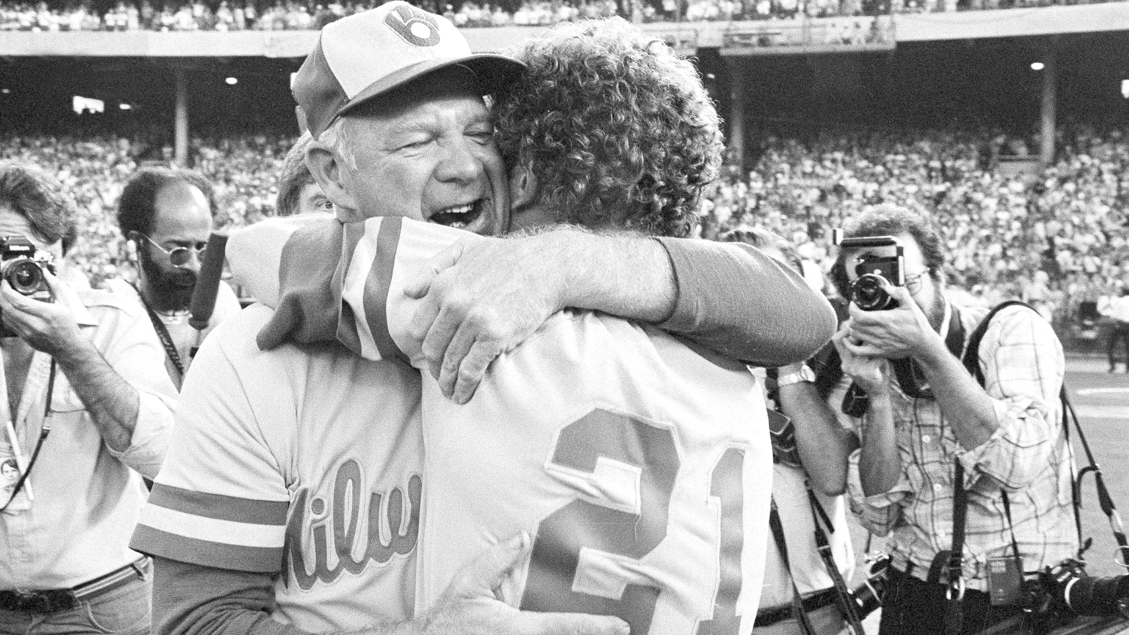 Kuehn hugs Sutton