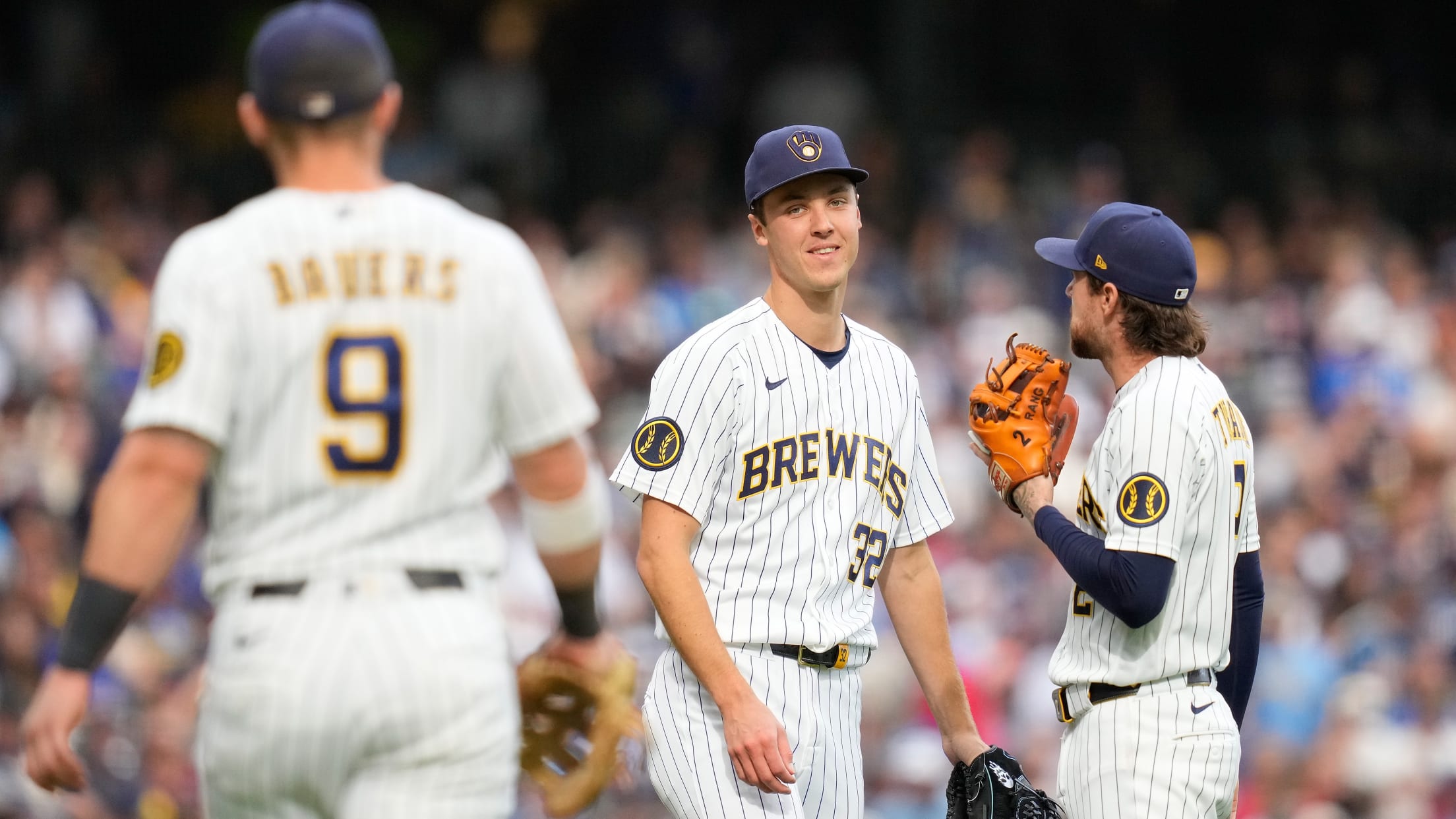 Milwaukee Brewers players during the closing days of their record-setting 2026 season