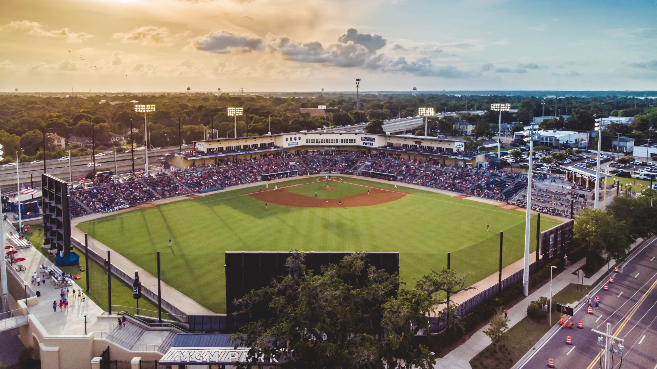 MGM Park home of the Biloxi Shuckers Cleveland Guardians