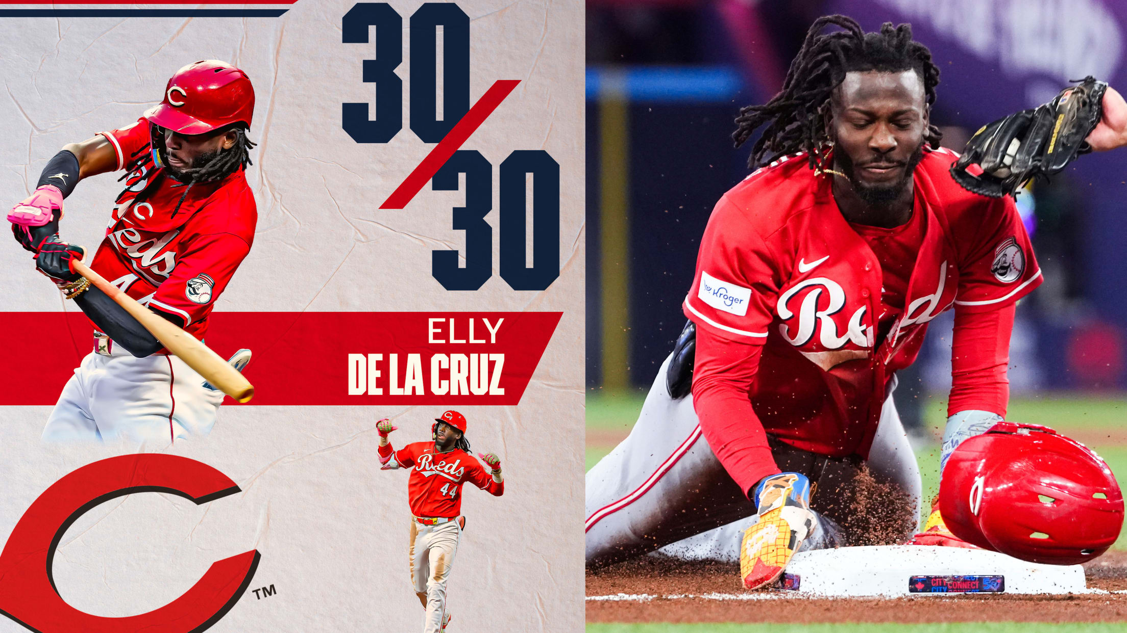 Elly De La Cruz swipes third to seal 30/30 season