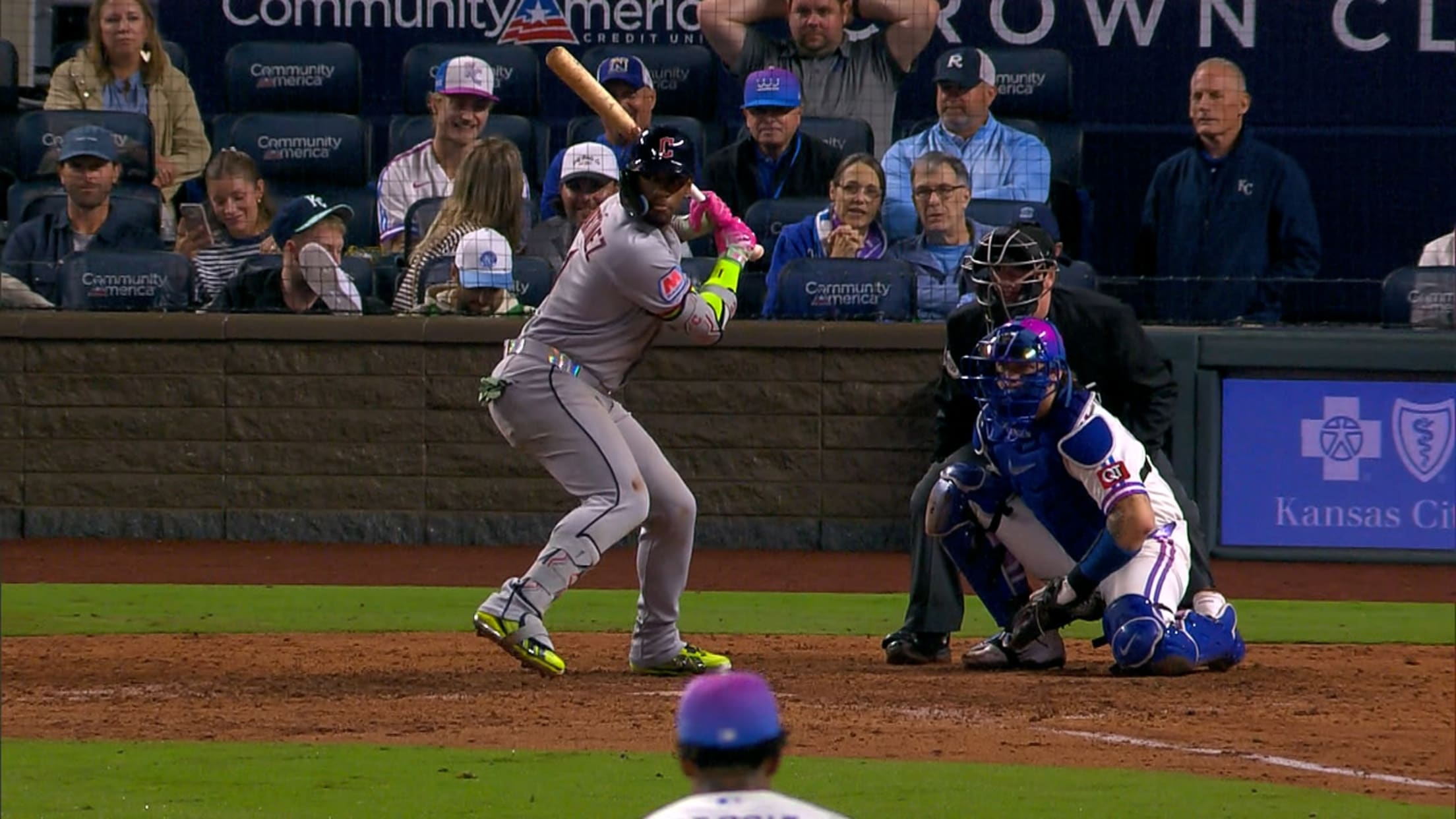 Angel Martínez's two-run double