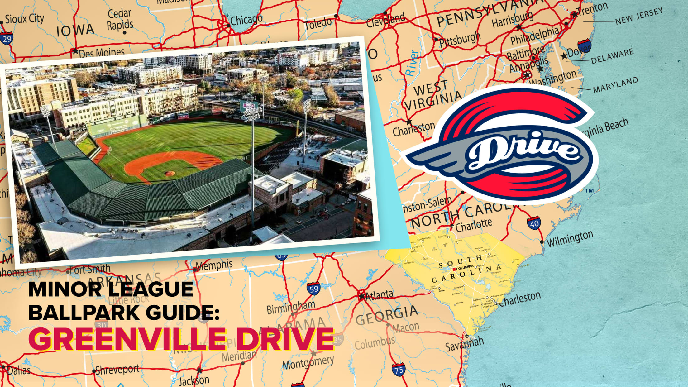 Explore Fluor Field, Home of the Greenville Drive Texas Rangers