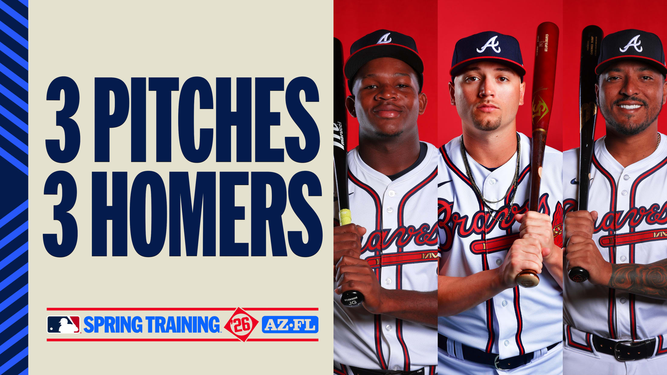 Braves homer on three straight pitches