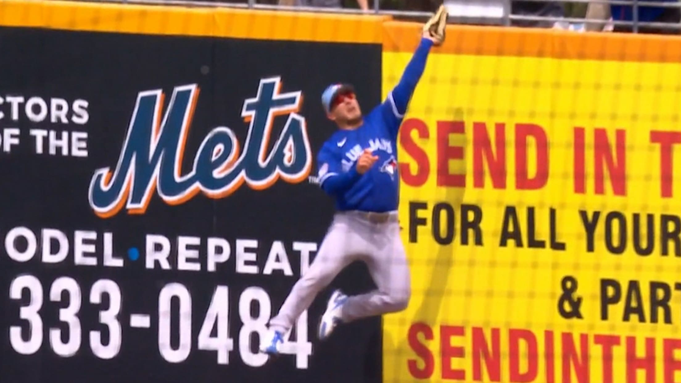 Daulton Varsho's leaping grab
