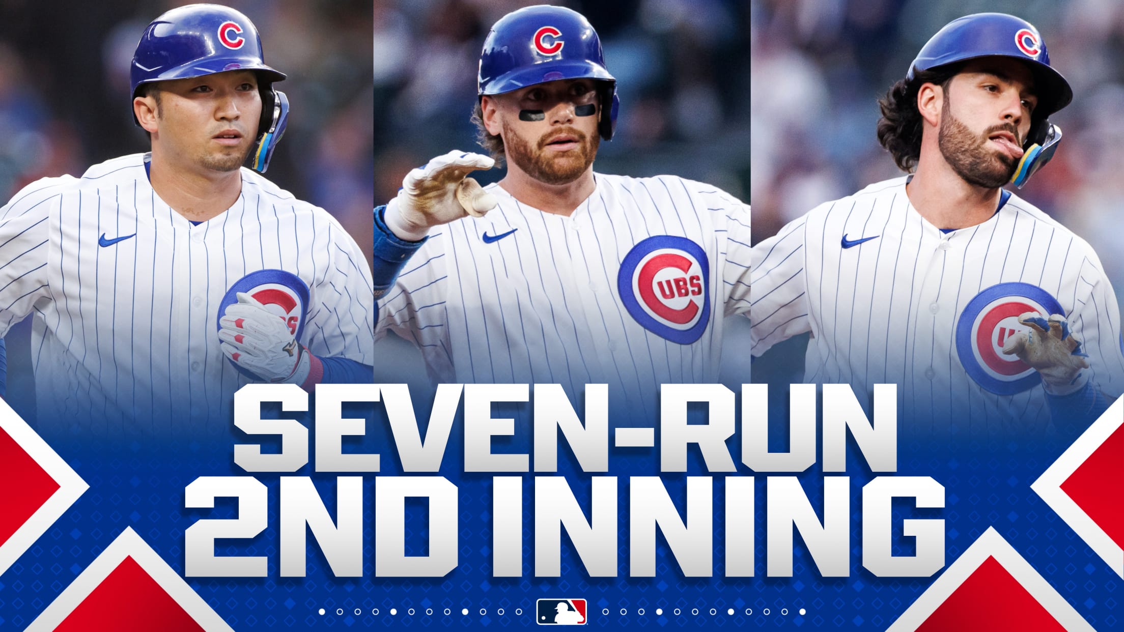 Cubs' offense comes alive for a seven-run 2nd inning