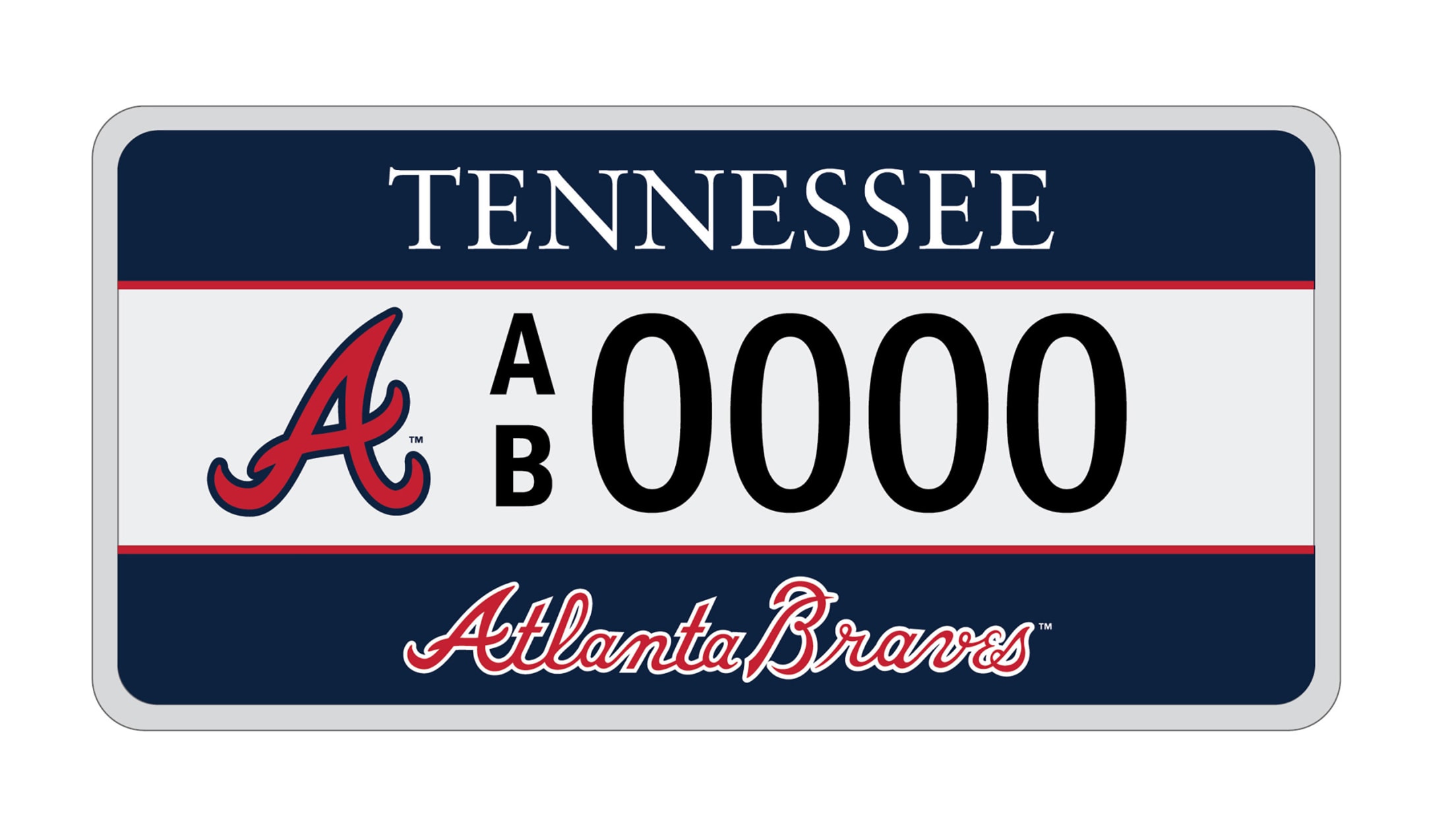 Hillman Group Atlanta Braves Circle ID Tag